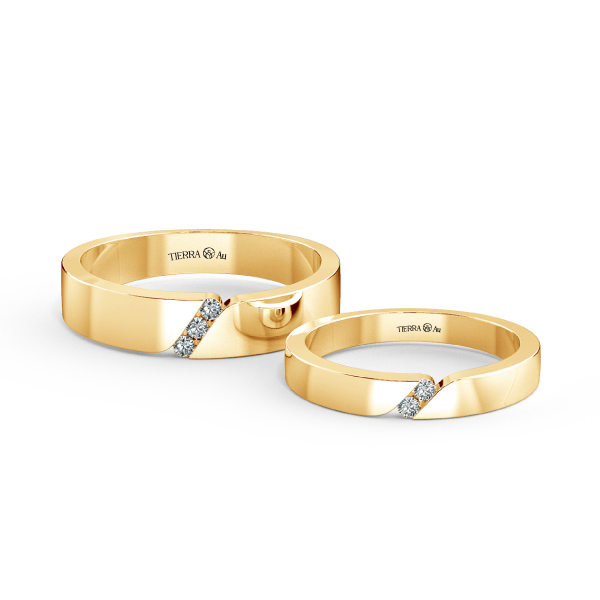 Modern Wedding Band Set NCC2023 1